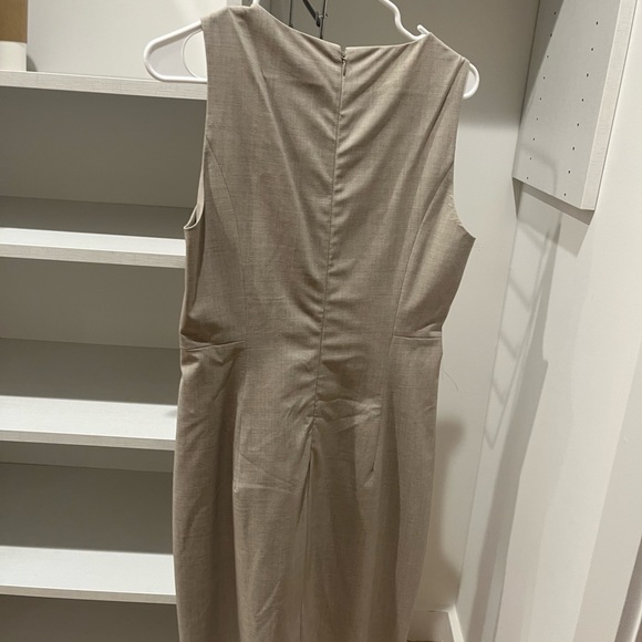 Theory stretch shift dress with stretch - linen-look suiting fabric - Picture 3 of 4